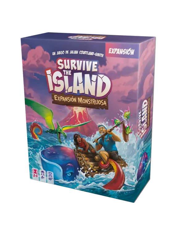 Survive The Island: Expansion Monstruosa de Zygomatic en Juegos de Tablero | La Cueva Roja