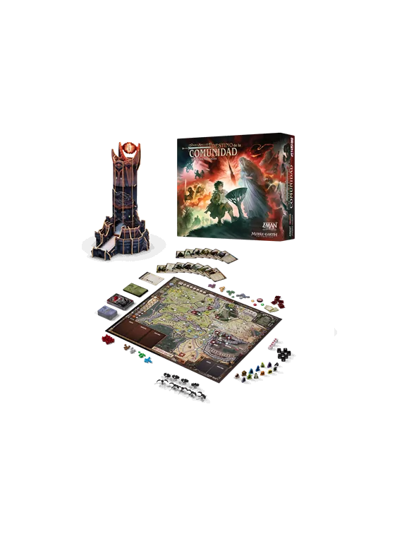 El Señor de los Anillos: Destino de La Comunidad de Z-Man Games en Juegos de Tablero | La Cueva Roja