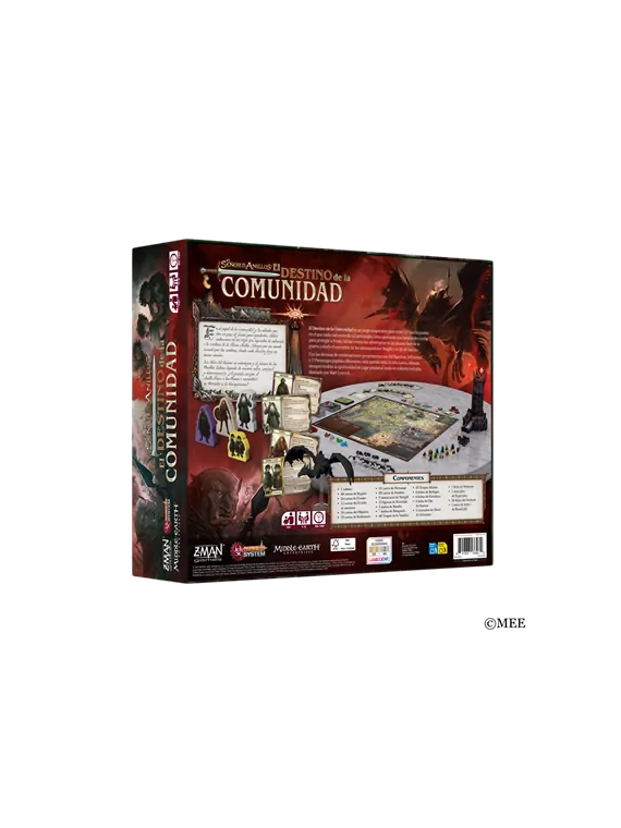 El Señor de los Anillos: Destino de La Comunidad de Z-Man Games en Juegos de Tablero | La Cueva Roja