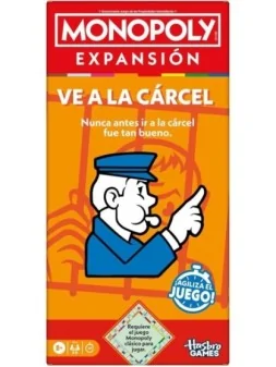 Expansión Monopoly Ve a la Carcel de Hasbro en Juegos de Tablero | La Cueva Roja