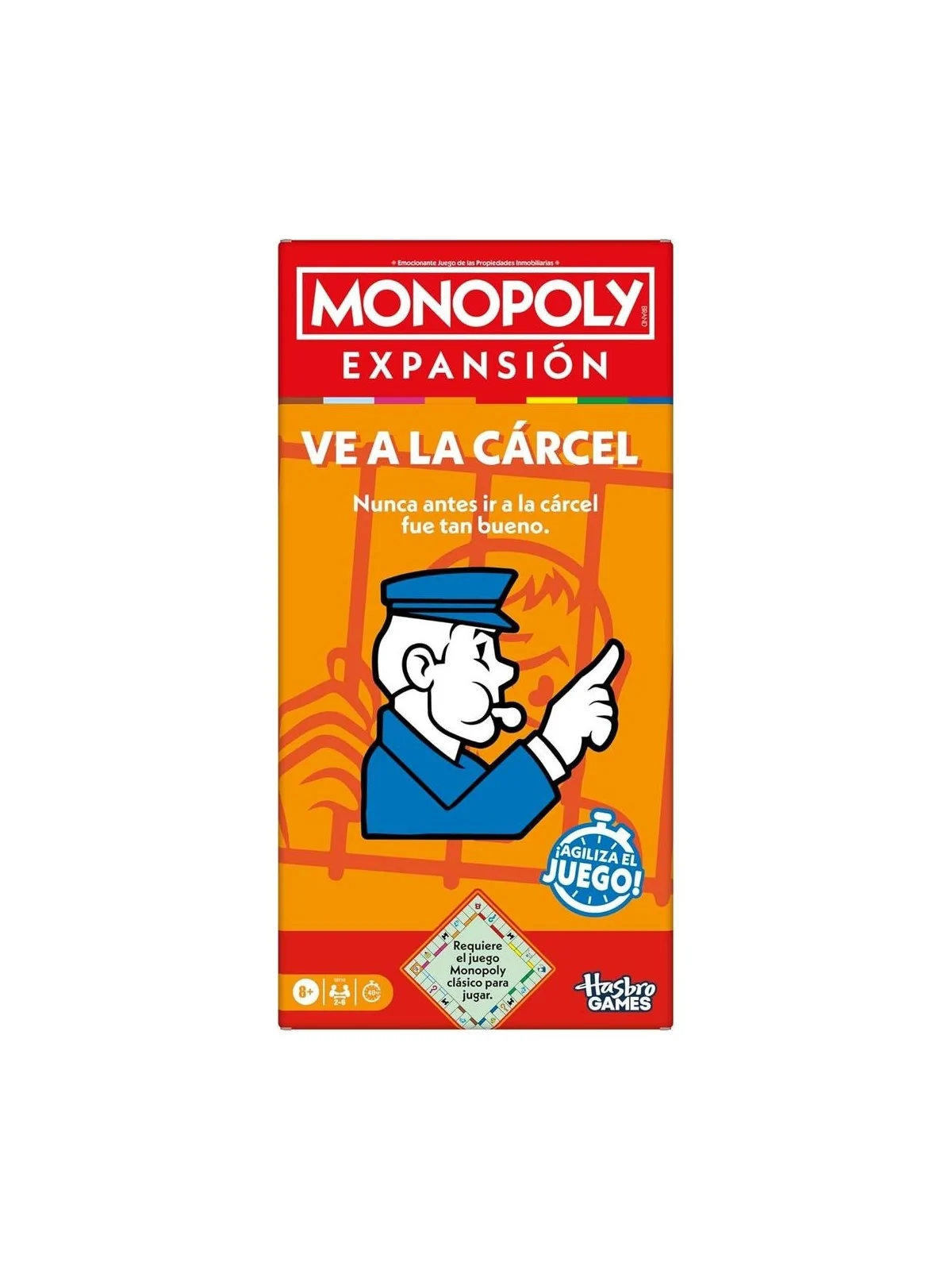 Expansión Monopoly Ve a la Carcel de Hasbro en Juegos de Tablero | La Cueva Roja