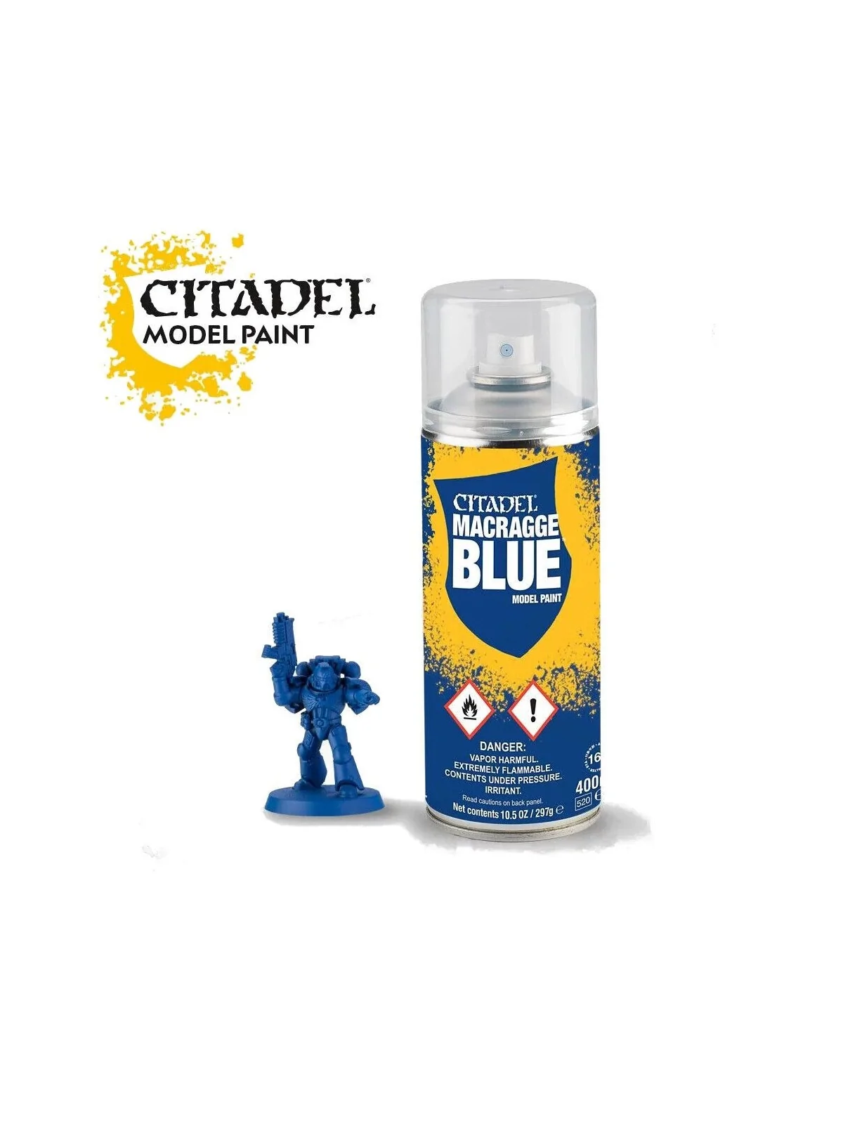 Warhammer Colour: Macragge Blue Spray Paint (62-16) de Games Workshop en Warhammer Colour | La Cueva Roja