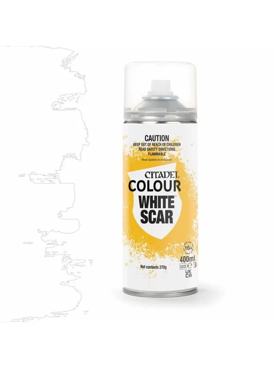 Warhammer Colour: White Scar Spray Paint (62-36) de Games Workshop en Warhammer Colour | La Cueva Roja