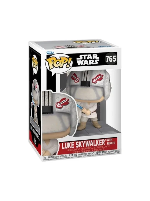 Funko POP! Star Wars: Luke Skywalker with Remote (765) de Funko en Funko Pop | La Cueva Roja