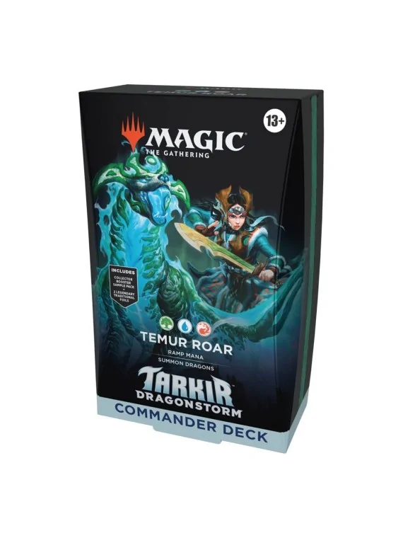 Magic the Gathering Tarkir: Dragonstorm Mazos de Commander - Temur Roar de Wizards Of The Coast en Magic The Gathering | La Cuev