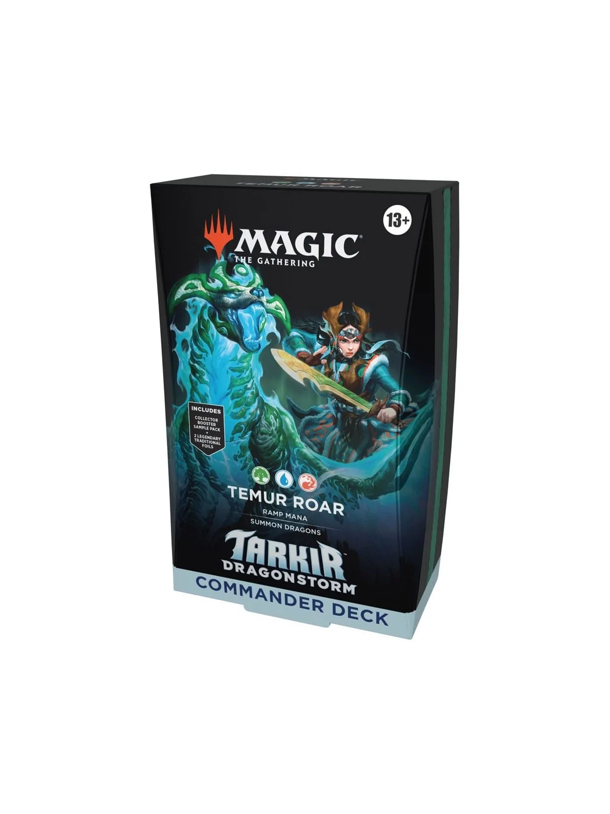Magic the Gathering Tarkir: Dragonstorm Mazos de Commander - Temur Roar de Wizards Of The Coast en Magic The Gathering | La Cuev