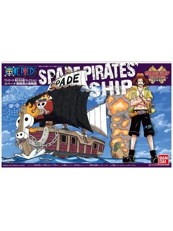 Grand Ship Collection Spade Pirates Ship de Bandai en Figuras - Estatuas | La Cueva Roja