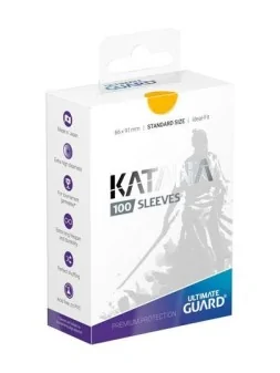 Ultimate Guard Katana Sleeves Tamaño Estándar Amarillo (100) de Ultimate Guard en Fundas | La Cueva Roja