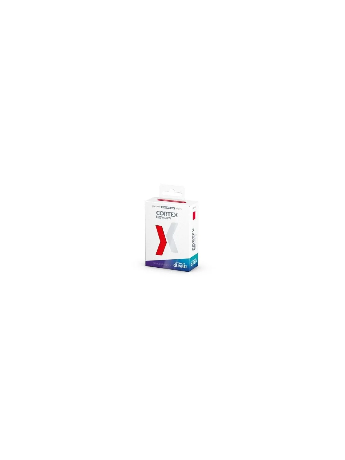 Ultimate Guard Cortex Sleeves Tamaño Estándar Rojo (100) de Ultimate Guard en Fundas | La Cueva Roja