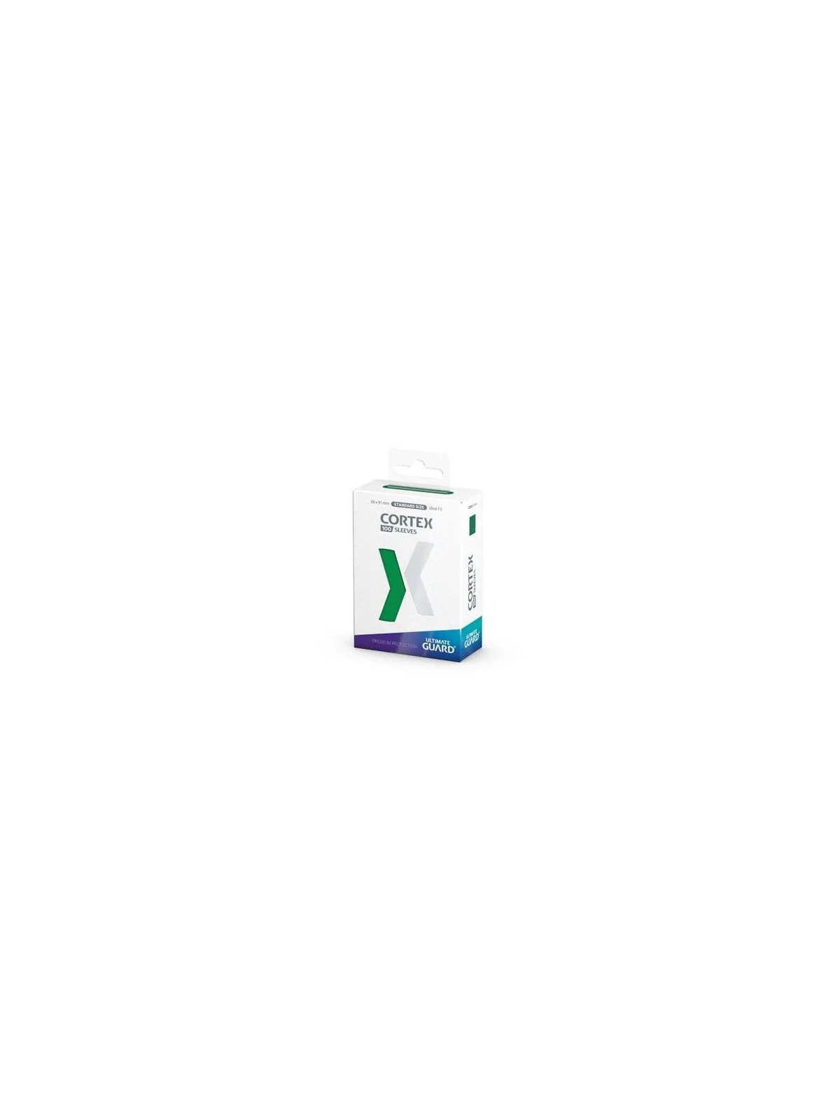 Ultimate Guard Cortex Sleeves Tamaño Estándar Verde (100) de Ultimate Guard en Fundas | La Cueva Roja