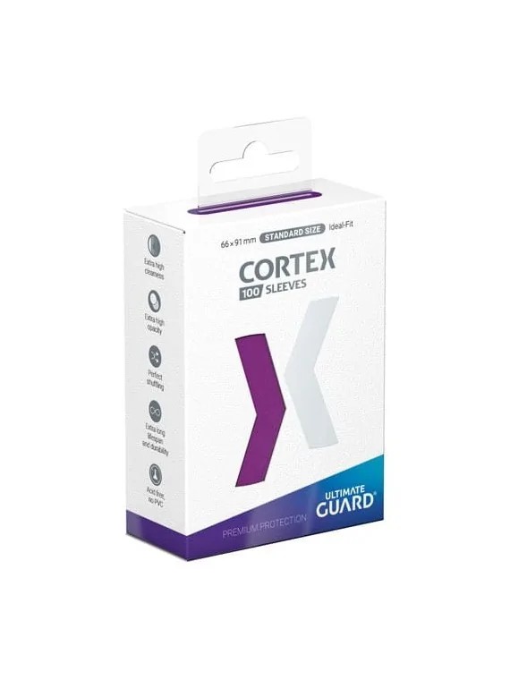 Ultimate Guard Cortex Sleeves Tamaño Estándar Violeta (100) de Ultimate Guard en Fundas | La Cueva Roja