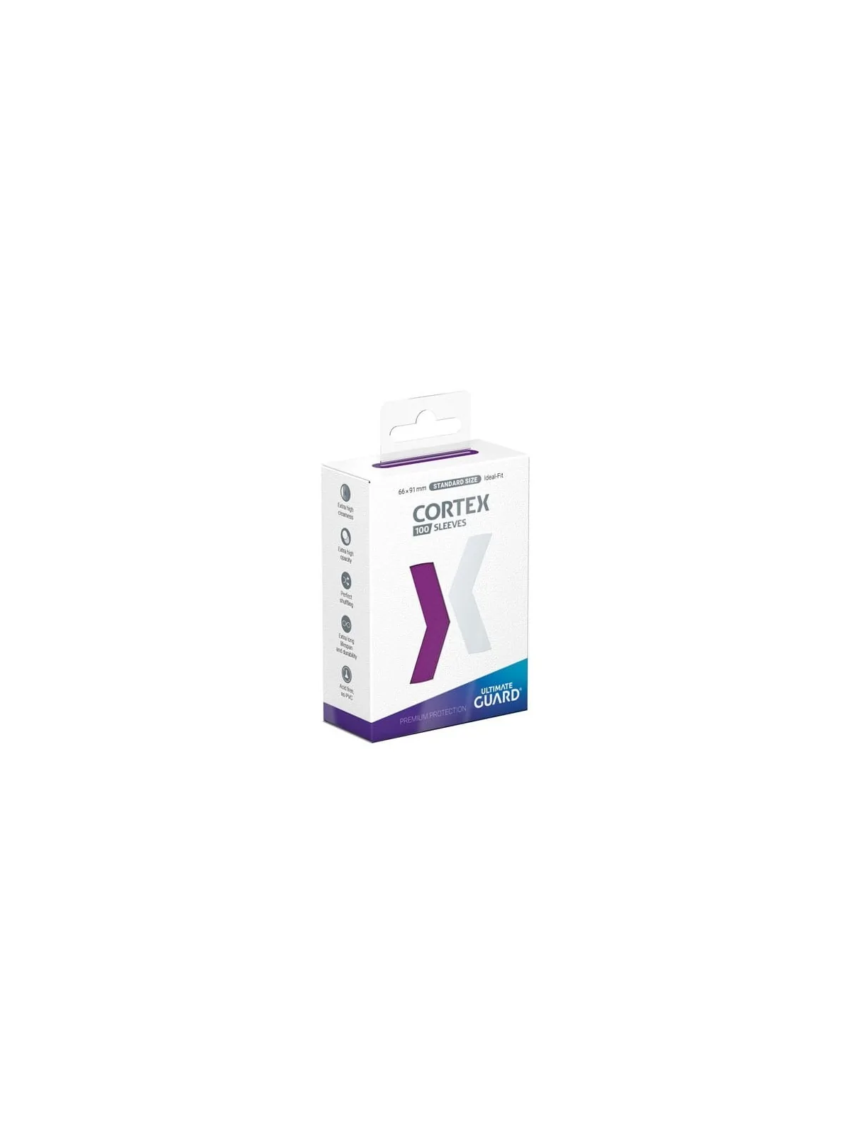 Ultimate Guard Cortex Sleeves Tamaño Estándar Violeta (100) de Ultimate Guard en Fundas | La Cueva Roja