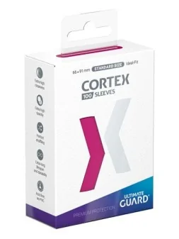 Ultimate Guard Cortex Sleeves Tamaño Estándar Pink (100) de Ultimate Guard en Fundas | La Cueva Roja