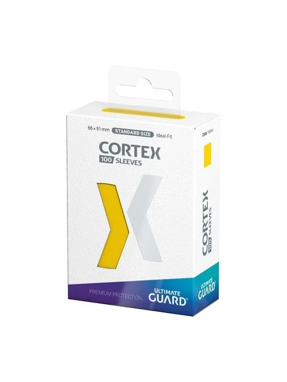 Ultimate Guard Cortex Sleeves Tamaño Estándar Yellow (100) de Ultimate Guard en Fundas | La Cueva Roja