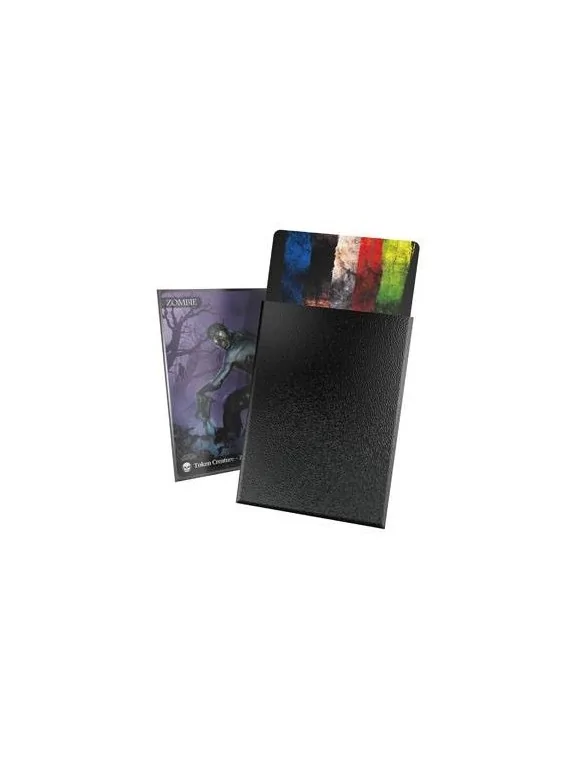 Ultimate Guard Cortex Sleeves Tamaño Estándar Negro Mate (100) de Ultimate Guard en Fundas | La Cueva Roja