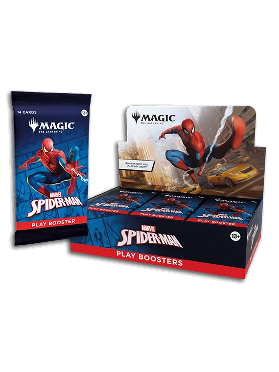 Magic the Gathering: Marvel's Spider-Man Caja de Play Boosters de Wizards Of The Coast en Magic The Gathering | La Cueva Roja