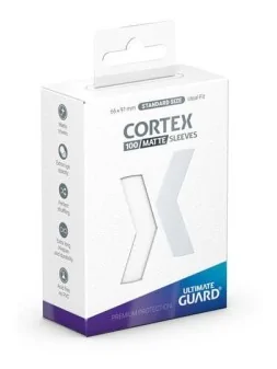 Ultimate Guard Cortex Sleeves Tamaño Estándar Blanco Mate (100) de Ultimate Guard en Fundas | La Cueva Roja