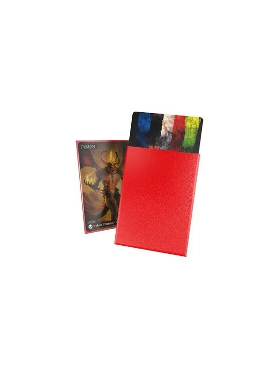 Ultimate Guard Cortex Sleeves Tamaño Estándar Rojo Mate (100) de Ultimate Guard en Fundas | La Cueva Roja