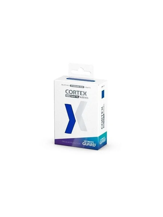 Ultimate Guard Cortex Sleeves Tamaño Estándar Azul Mate (100) de Ultimate Guard en Fundas | La Cueva Roja