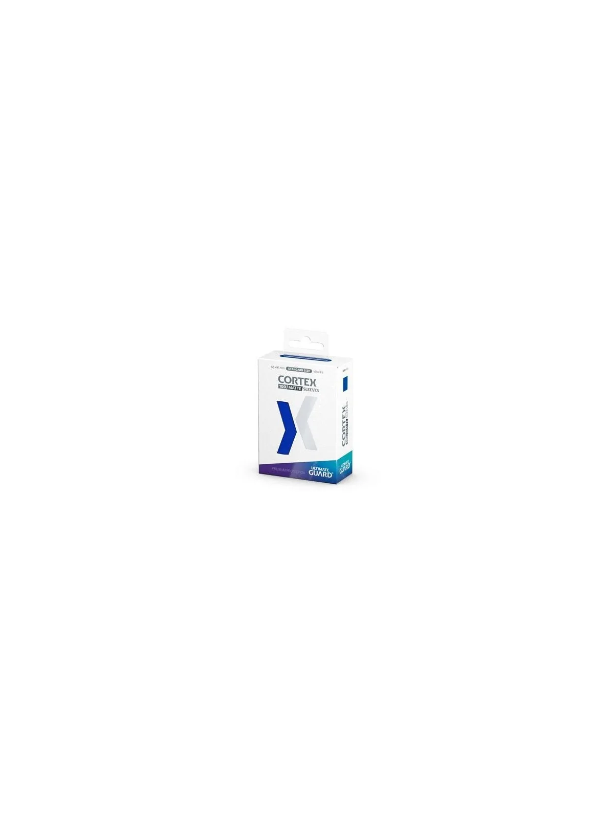 Ultimate Guard Cortex Sleeves Tamaño Estándar Azul Mate (100) de Ultimate Guard en Fundas | La Cueva Roja