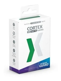 Ultimate Guard Cortex Sleeves Tamaño Estándar Verde Mate (100) de Ultimate Guard en Fundas | La Cueva Roja