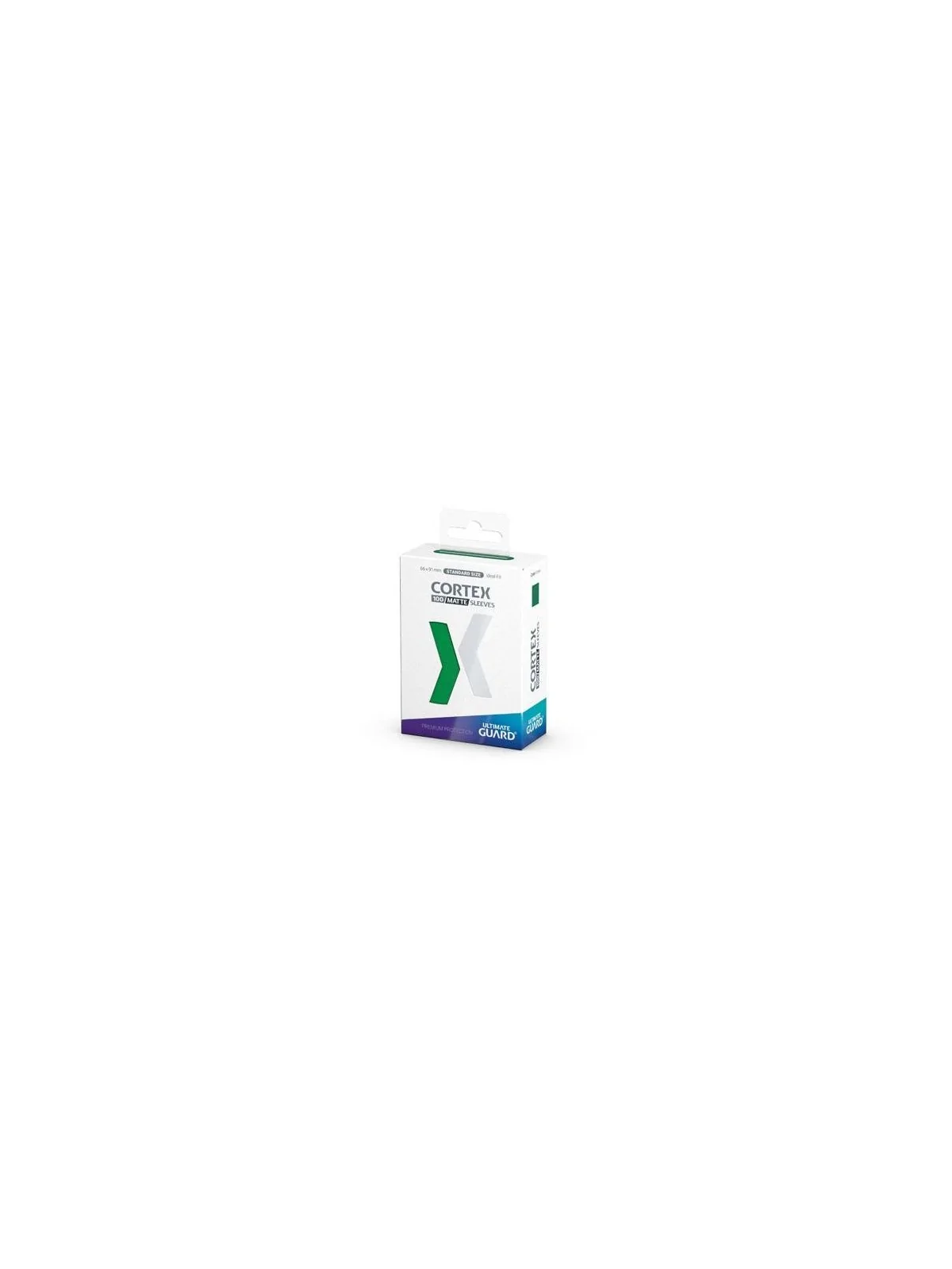 Ultimate Guard Cortex Sleeves Tamaño Estándar Verde Mate (100) de Ultimate Guard en Fundas | La Cueva Roja
