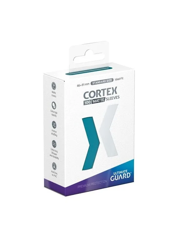 Ultimate Guard Cortex Sleeves Tamaño Estándar Gasolina Azul Mate (100) de Ultimate Guard en Fundas | La Cueva Roja