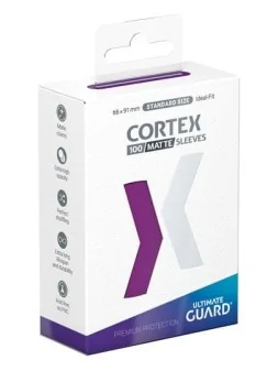 Ultimate Guard Cortex Sleeves Tamaño Estándar Violeta Mate (100) de Ultimate Guard en Fundas | La Cueva Roja