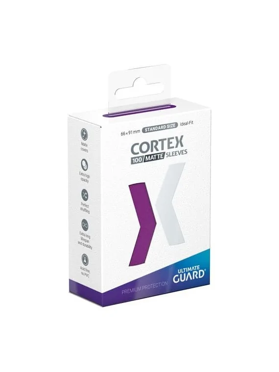 Ultimate Guard Cortex Sleeves Tamaño Estándar Violeta Mate (100) de Ultimate Guard en Fundas | La Cueva Roja
