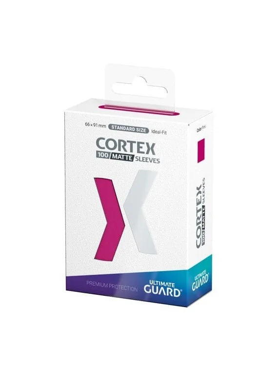 Ultimate Guard Cortex Sleeves Tamaño Estándar Matte Pink (100) de Ultimate Guard en Fundas | La Cueva Roja