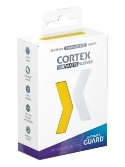 Ultimate Guard Cortex Sleeves Tamaño Estándar Matte Yellow (100) de Ultimate Guard en Fundas | La Cueva Roja