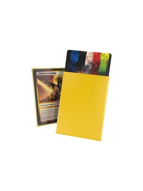 Ultimate Guard Cortex Sleeves Tamaño Estándar Matte Yellow (100) de Ultimate Guard en Fundas | La Cueva Roja