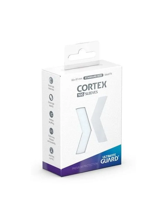 Ultimate Guard Cortex Sleeves Tamaño Estándar Transparente (100) de Ultimate Guard en Fundas | La Cueva Roja