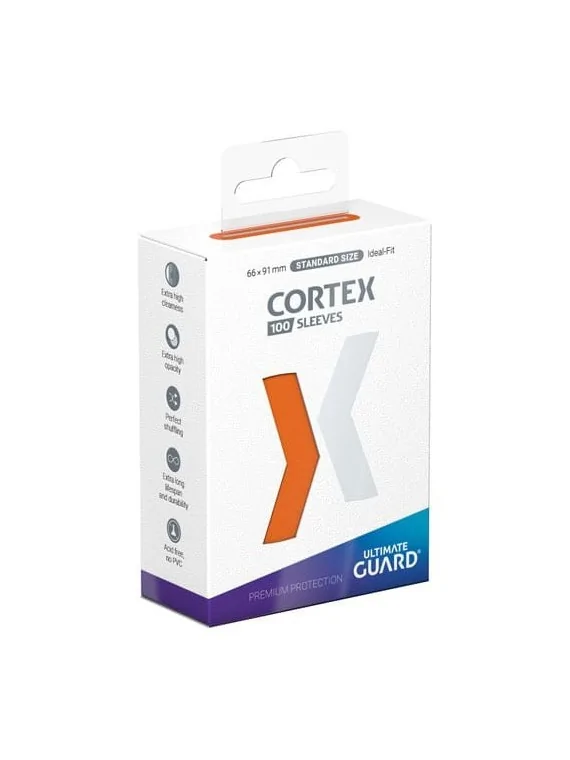 Ultimate Guard Cortex Sleeves Tamaño Estándar Naranja (100) de Ultimate Guard en Fundas | La Cueva Roja