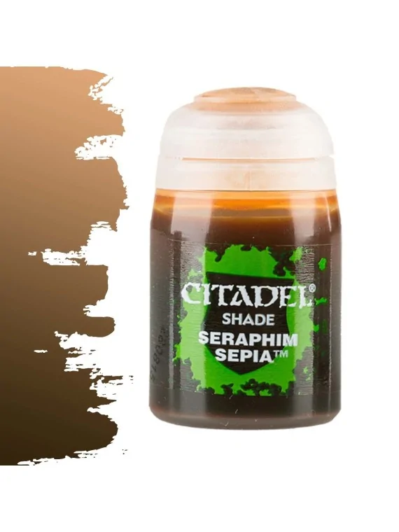 Warhammer Colour: Shade: Seraphim Sepia 18ml (24-23) de Games Workshop en Warhammer Colour | La Cueva Roja