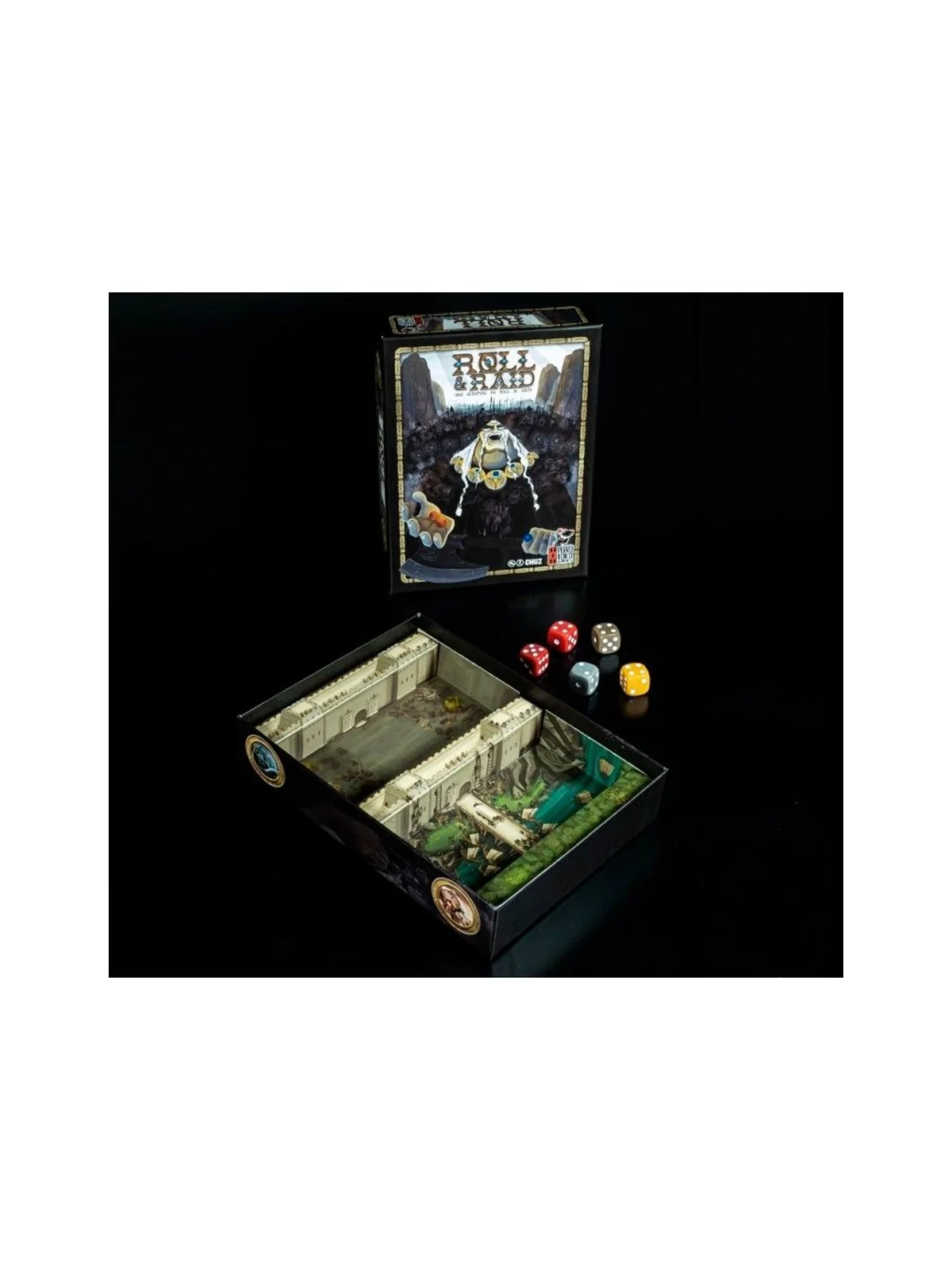 Roll & Raid de Perro Loko Games en Juegos de Tablero | La Cueva Roja