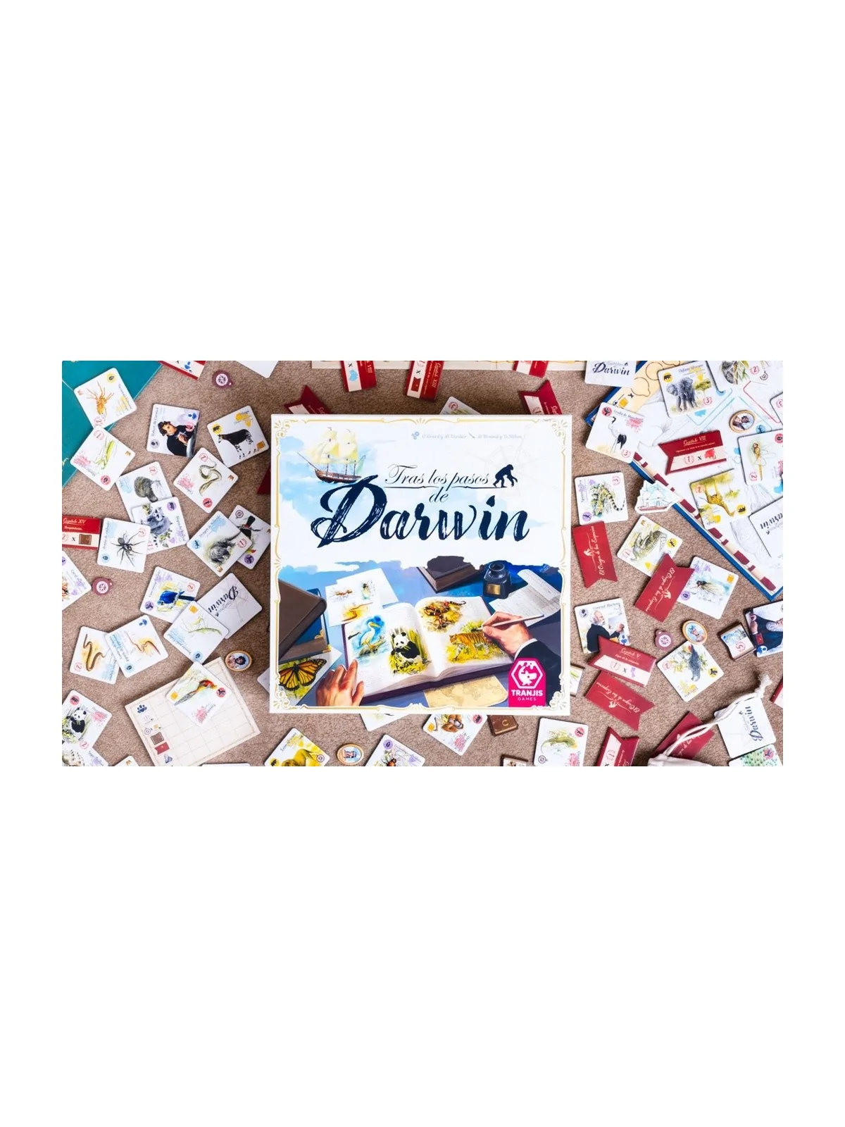 Tras los Pasos de Darwin de Tranjis Games en Juegos de Tablero | La Cueva Roja