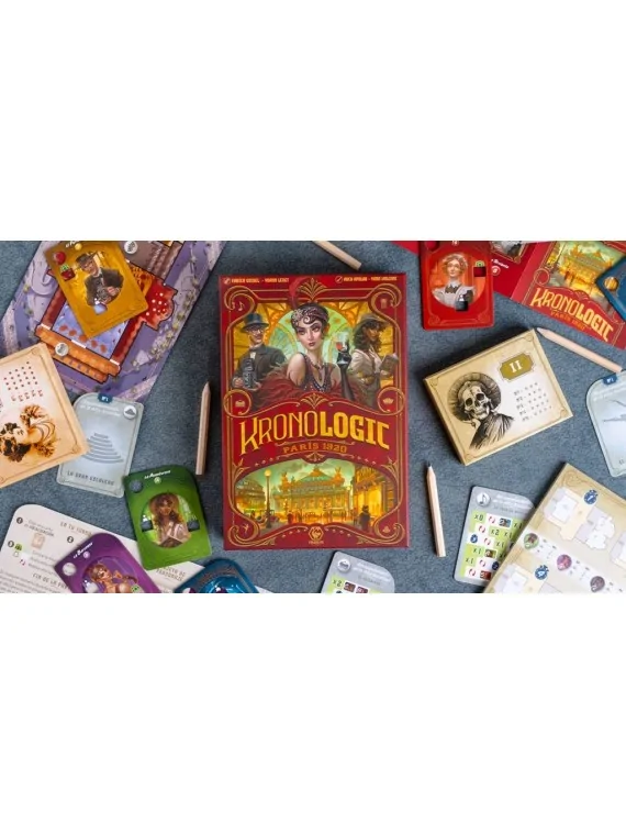 Kronologic: París 1920 de Tranjis Games en Juegos de Tablero | La Cueva Roja