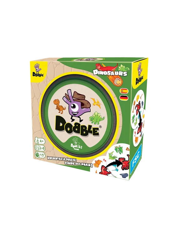 Dobble Dinosaurs de Zygomatic en Juegos de Cartas | La Cueva Roja