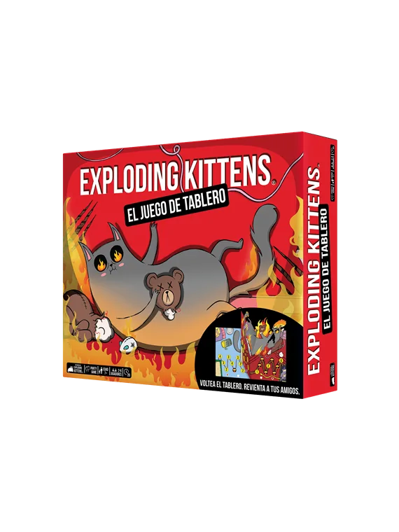 Exploding Kittens: El Juego de Tablero de Exploding Kittens en Juegos de Tablero | La Cueva Roja