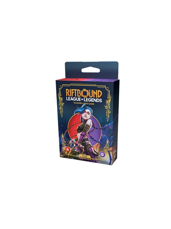 Riftbound: League of Legends TCG Origins Jinx Champ. Deck de UVS Studio en Riftbound | La Cueva Roja