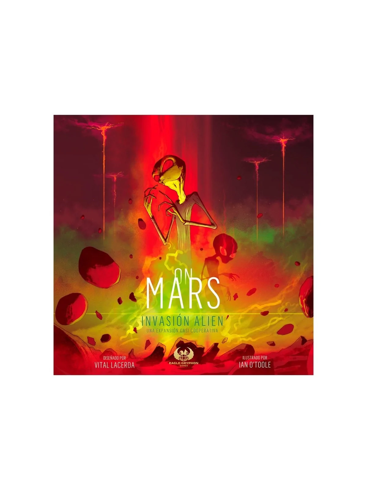 On Mars: Invasión Alien de Maldito Games en Juegos de Tablero | La Cueva Roja