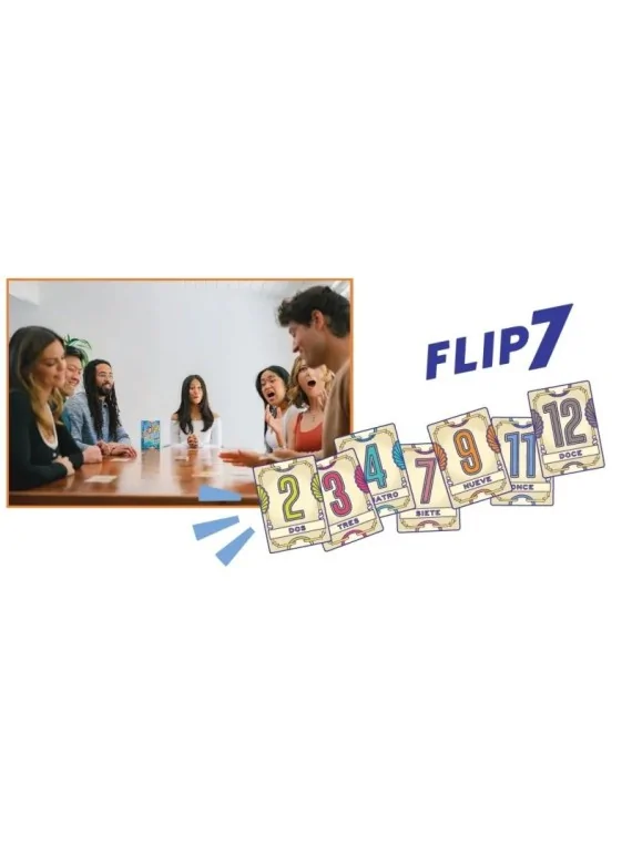 Flip 7 de Mercury Games en Juegos de Cartas | La Cueva Roja