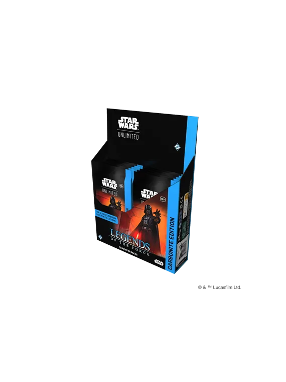 Star Wars Unlimited: Legends of the Force Carbonite Boosters (12) (Inglés) de Fantasy Flight Games en Star Wars: Unlimited | La 