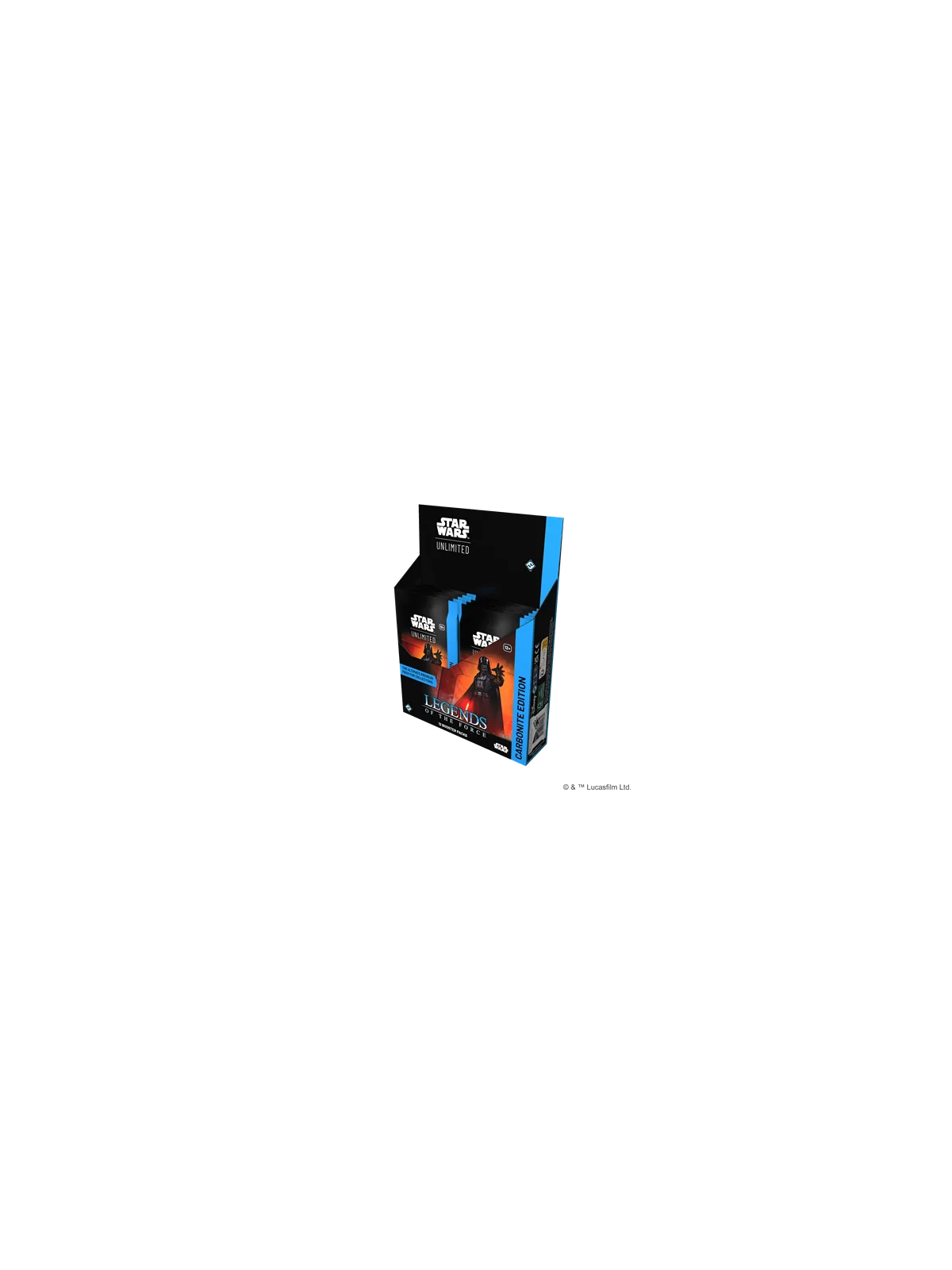 Star Wars Unlimited: Legends of the Force Carbonite Boosters (12) (Inglés) de Fantasy Flight Games en Star Wars: Unlimited | La 