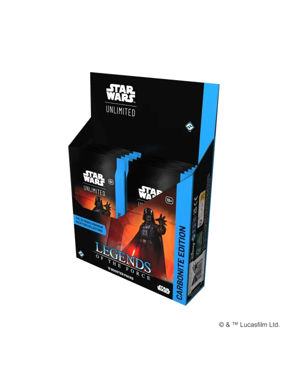 Star Wars Unlimited: Legends of the Force Carbonite Boosters (12) (Inglés) de Fantasy Flight Games en Star Wars: Unlimited | La 