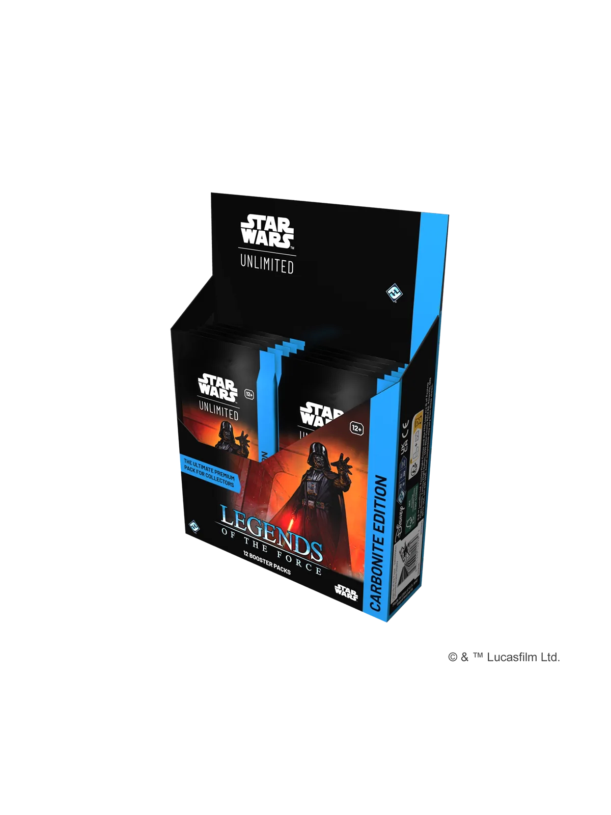 Star Wars Unlimited: Legends of the Force Carbonite Boosters (12) (Inglés) de Fantasy Flight Games en Star Wars: Unlimited | La 