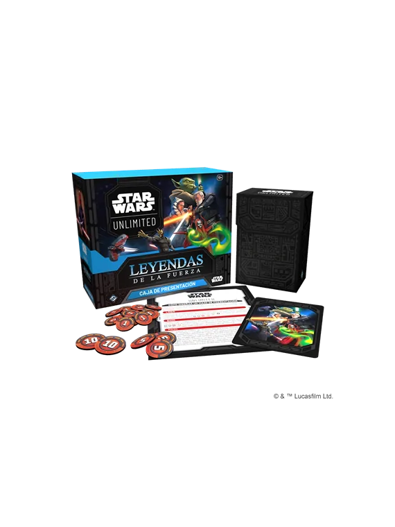 Star Wars Unlimited: Leyendas de la Fuerza Caja de Presentación de Fantasy Flight Games en Star Wars: Unlimited | La Cueva Roja