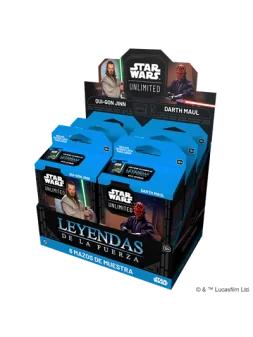 Star Wars Unlimited: Leyendas de la Fuerza Mazos de Muestra (6) de Fantasy Flight Games en Star Wars: Unlimited | La Cueva Roja
