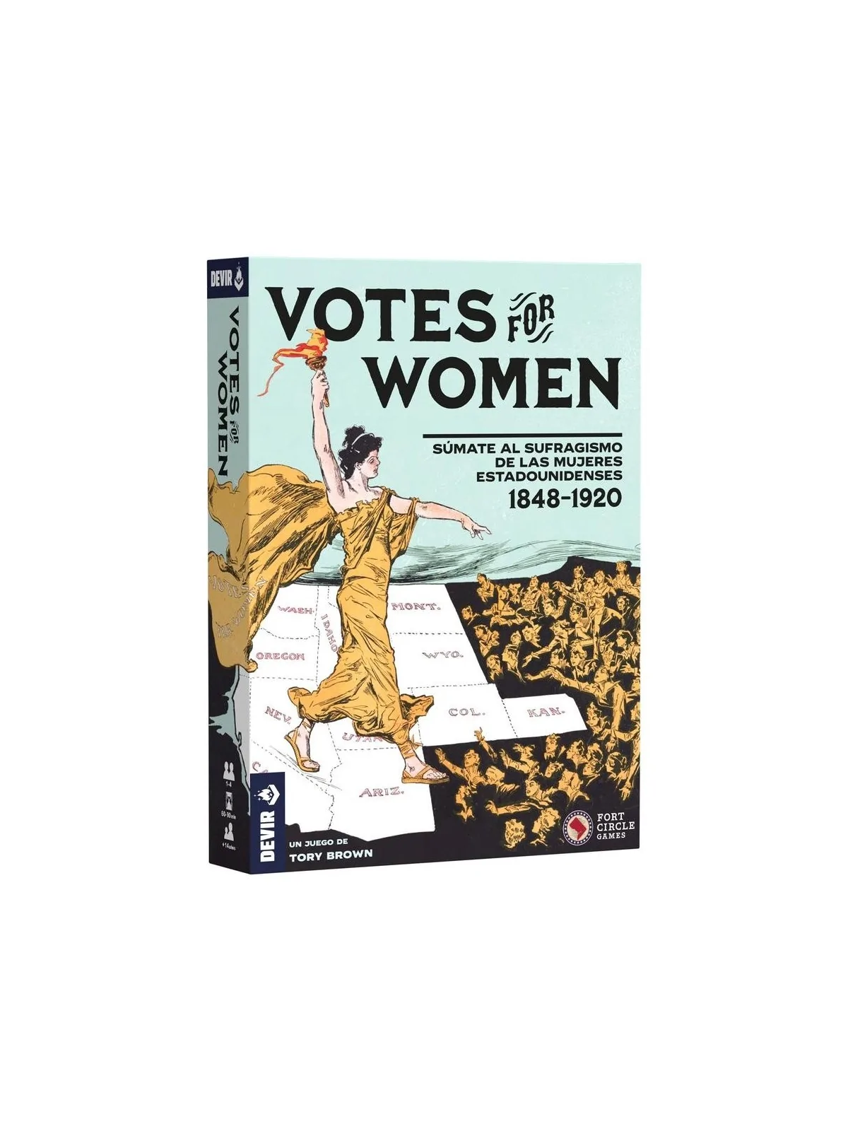 Votes for Women: Sumate al Sufragismo de las Mujeres Estadounidenses 1848 - 1920 de Devir en Juegos de Tablero | La Cueva Roja